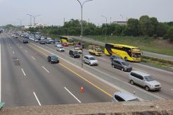 H-5 Natal 2019, 50 Ribu Kendaraan Tinggalkan Jakarta via  Tol Cikampek