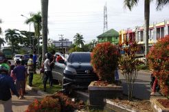 Pulang Liburan ke Tapanuli, Satu Keluarga Kecelakaan di Merangin