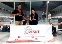 Dua Atlet Renang Berprestasi di Usia Senja Rebut Medali Emas dan Perak di IOAC 2019