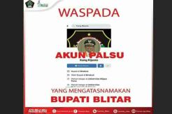 Pemkab Blitar Laporkan Akun Facebook yang Gunakan Foto Bupati