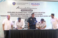 Kemenhub-PT KAI teken Kontrak PSO dan IMO 2020 Rp4,17 Triliun