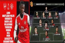 Susunan Pemain Arsenal vs Manchester United