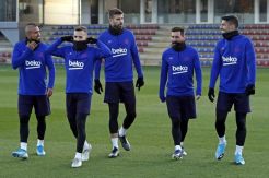 Messi dan Suarez Ikut Latihan, Barcelona Bersiap Hadapi Derbi Katalan