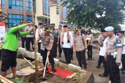 Galakkan Penghijauan, Polres Jakpus Siapkan 1.450 Bibit Pohon