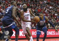 James Harden Kunci Kemenangan Rockets atas Timberwolves
