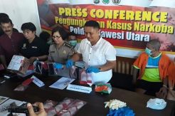 Polda Sulut Temukan Paket Sabu 100 Gram dari Kalimantan