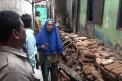 Imbas Banjir, Rumah Warga di Cililitan Rusak dan Nyaris Roboh