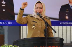 Bupati Winarti Pimpin Serah Terima Jabatan Kepala Rumah Tahanan Menggala