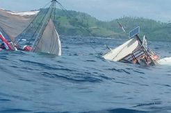 Kapal Wartawan Istana Terbalik di Labuan Bajo