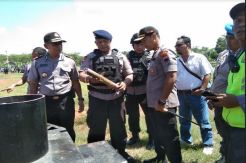 Polisi Ledakkan Benda Diduga Bom Depan ATM SPBU Kertijayan Pekalongan