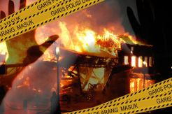 Kebakaran di Sekadau Kalbar, 1 Keluarga Tewas Terbakar