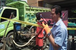 Sedot Pasir Sungai Progo tanpa Izin, Warga Minggir Sleman Diamankan Polisi