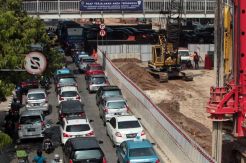Proyek Underpass Senen Picu Macet, Petugas Lakukan Pengalihan Rute