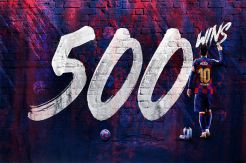 Messi Cetak Rekor Kemenangan Ke-500 Bersama Barcelona