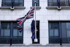 Kedubes Inggris di Brussels Turunkan Bendera UE pada Hari Brexit