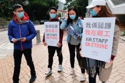 Staf Medis Hong Kong Mogok Kerja Tuntut Tutup Perbatasan China