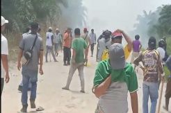 Eksekusi Lahan Sawit, 3 Polisi dan 3 Warga Terluka