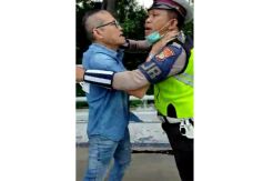 Viral, Tak Terima Ditilang Pria Ini Intimidasi Petugas PJR