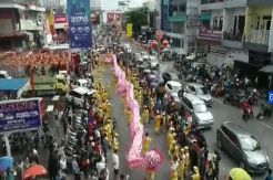 Warga Tak Takut Virus Corona, Cap Go Meh di Pontianak Berlangsung Meriah