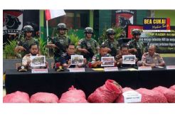 Bea Cukai dan Satgas Pamtas Entikong Gagalkan Penyelundupan Bawang Merah