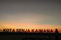 Indahnya Pesona Senja di Kaimana