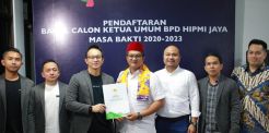 Disambut Palang Pintu, Indra Rukman Resmi Mendaftar Caketum HIPMI Jaya