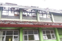 Atap Gedung SMKN 24 Cipayung Ambruk