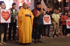 Doa untuk Wuhan Berkumandang dari Pantai Indah Kapuk