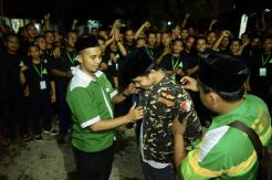 Putra Jokowi Diangkat Jadi Anggota Kehormatan Banser