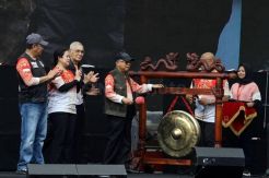 Bergaya Bikers, Wapres Maruf Amin Hadiri Cerdas Cermat 4 Pilar