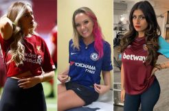 Lima Wanita Seksi Penggila Klub Liga Inggris