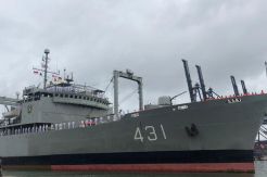 Kapal Angkatan Bersenjata Iran Berlabuh di Tanjung Priok, Ini Penampakannya