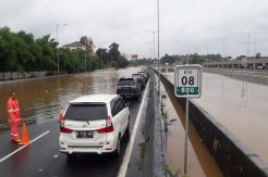 Ini Titik Genangan di Jalan Tol Milik Jasa Marga