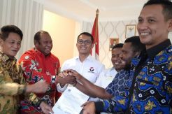 Sah, Perindo Beri Dukungan kepada Calon Bupati Manokwari Selatan Markus Waran