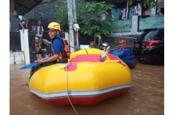 Perum Bumi Nasio Indah Masih Teredam Banjir Satu Meter