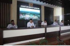Jelang Bulan Suci Ramadhan 1441 H, Pemkab Morowali Gelar Rapat Koordinasi