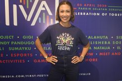 Melanie Putria Hidup Sehat dengan Maraton