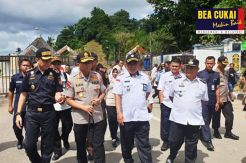 Sinergi Bea Cukai bersama Kepolisian Awasi Perbatasan Darat dan Laut
