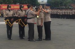 Kapolda Metro Jaya Lantik Ratusan Bintara Polisi di Lido