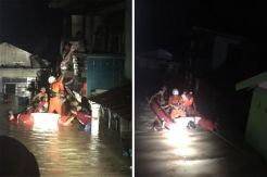 Air Terus Naik, Tim SAR Evakuasi Warga Mahawu Kota Manado