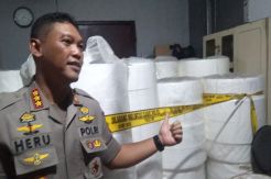 Polisi Gerebek Rumah Pembuatan Masker Ilegal di Senen Beromzet Miliaran