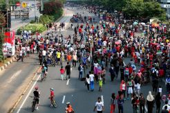 Suhu Badan Pengunjung Car Free Day Sudirman-Thamrin Akan Diperiksa