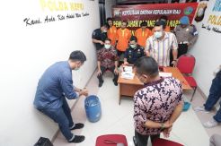Polda Kepri Rendam 524,71 Gram Sabu di Air Panas