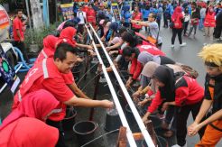 Cegah Corona, PMI Solo Ajak Masyarakat Cuci Tangan Secara Benar