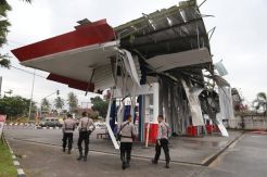 SPBU Ambarawa Rusak Parah Diterjang Puting Beliung