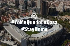 Spanyol Tutup Total, Real Madrid Ajak Fans Kampanye #StayHome