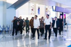 Presiden Jokowi Tinjau Penanganan Corona di Bandara Internasional Soekarno-Hatta