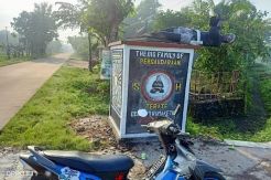 Lambang Perguruan Silat PSHT Dirusak Massa Tak Dikenal di Sragen