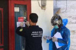 Rumah Pasien ODP COVID-19  di Kutai Kartanegara Dipasangi Stiker