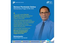 Sensus Penduduk Online Diperpanjang Hingga 29 Mei 2020